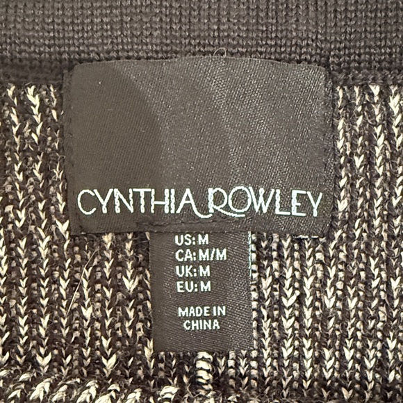 Cynthia Rowley Charcoal Knit Skater Skirt - Picture 2 of 6